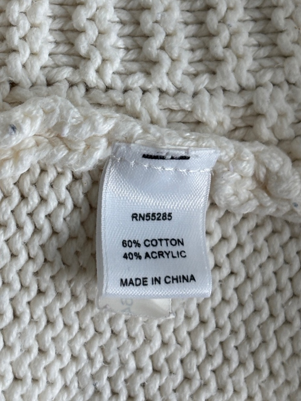 Express Cowl Neck Cable Knit Mini Dress - Cream Size S - Picture 8 of 8